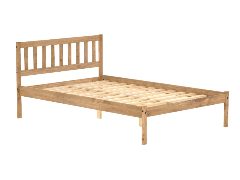 Birlea Lisbon Pine Wooden Bed - image 3