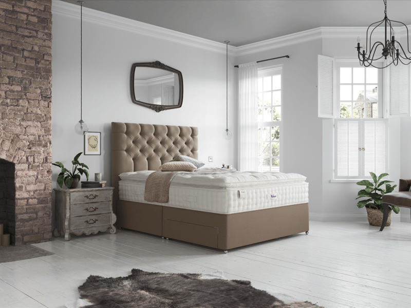 Relyon Luxury Silk 2850 Pocket Pillow Top Mattress - image 2