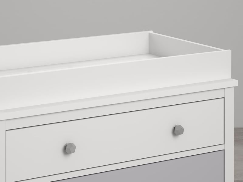 Little Seeds Monarch Hill Poppy 3 Drawer Changing Table Grey - image 4