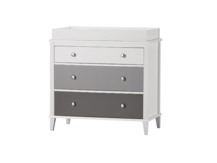 Little Seeds Monarch Hill Poppy 3 Drawer Changing Table Grey - image 2