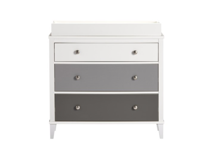 Little Seeds Monarch Hill Poppy 3 Drawer Changing Table Grey - image 3