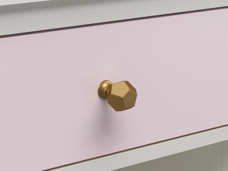 Little Seeds Monarch Hill Poppy Nightstand White and Pink Changing Table - image 5