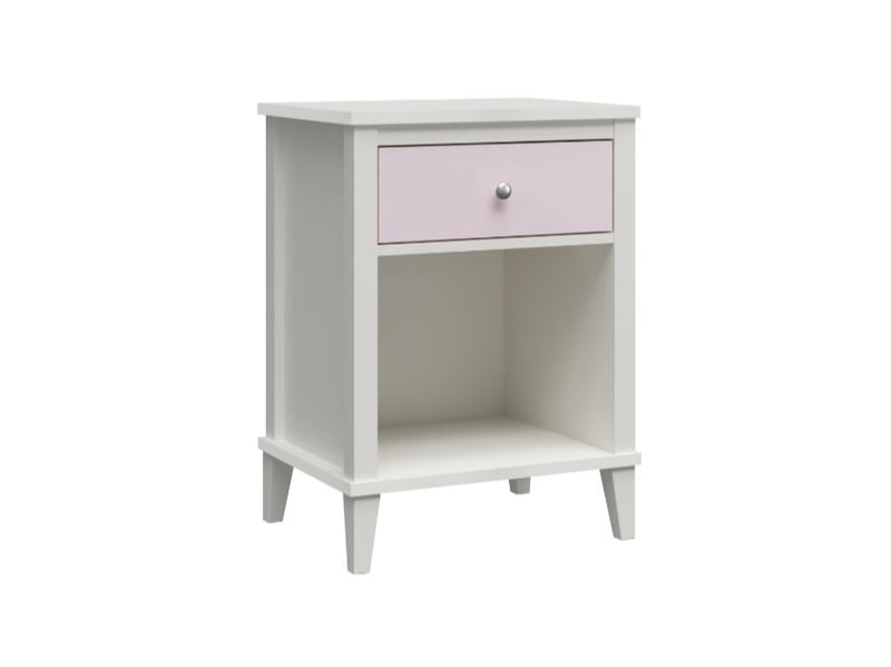 Little Seeds Monarch Hill Poppy Nightstand White and Pink Changing Table - image 1