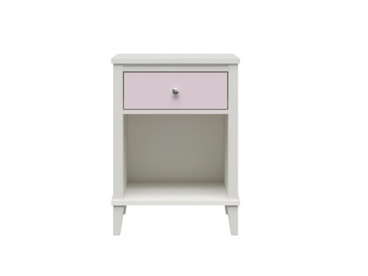 Little Seeds Monarch Hill Poppy Nightstand White and Pink Changing Table - image 2