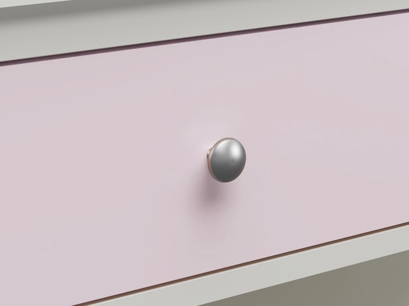 Little Seeds Monarch Hill Poppy Nightstand White and Pink Changing Table - image 6