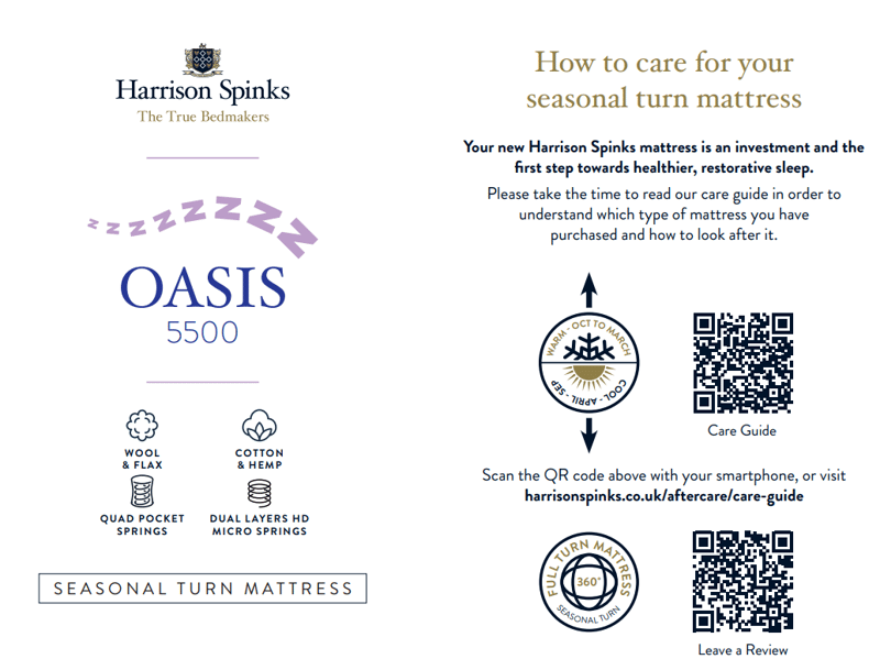 Harrison Spinks Oasis 5500 Pocket Natural Firm Mattress - image 6