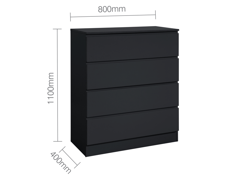 Birlea Oslo 4 Drawer Chest - image 7