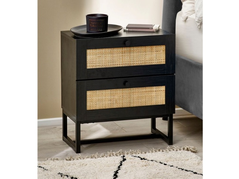 Julian Bowen Padstow 2 Drawer Bedside Bedside Chest - image 1