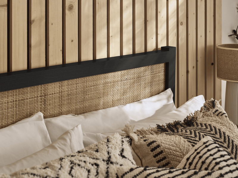 Julian Bowen Padstow Rattan Wooden Bed - image 2