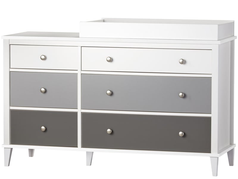 Little Seeds Poppy 6 Drawer Changing Table Grey - image 1