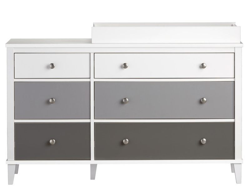 Little Seeds Poppy 6 Drawer Changing Table Grey - image 2