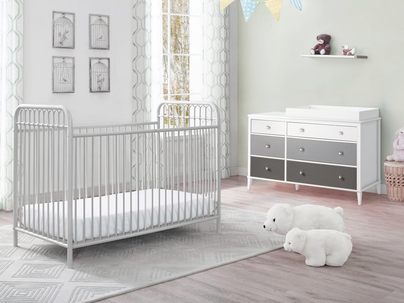 Little Seeds Poppy 6 Drawer Changing Table Grey - image 5