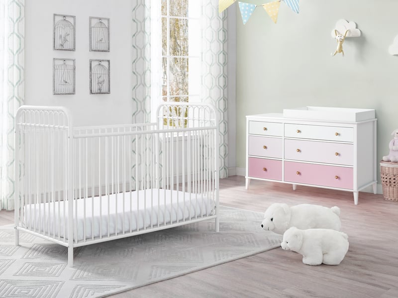 Little Seeds Poppy 6 Drawer Changing Table Pink - image 8