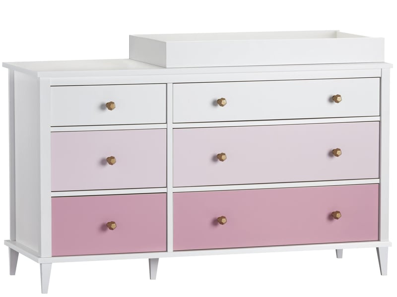 Little Seeds Poppy 6 Drawer Changing Table Pink - image 1