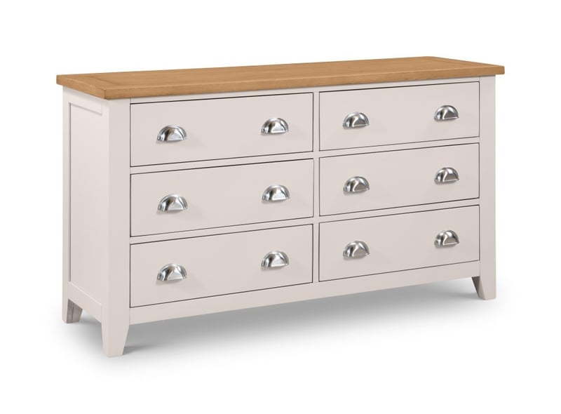 Julian Bowen Richmond 6 Drawer Wide Chest Drawer Chest - image 1