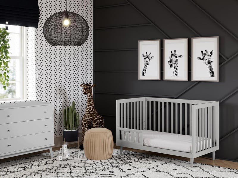 Little Seeds Rowan Valley Flint 3in1 Crib Grey Cot Bed - image 10