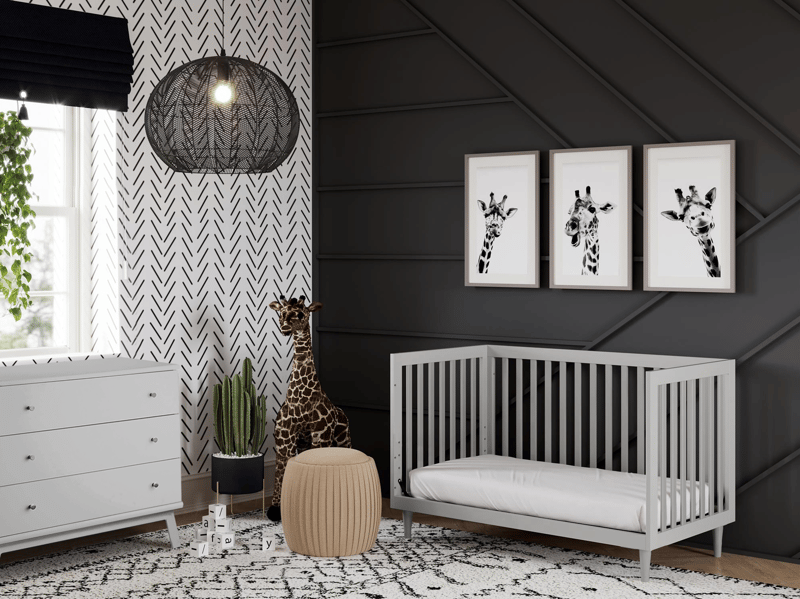 Little Seeds Rowan Valley Flint 3in1 Crib Grey Cot Bed - image 11