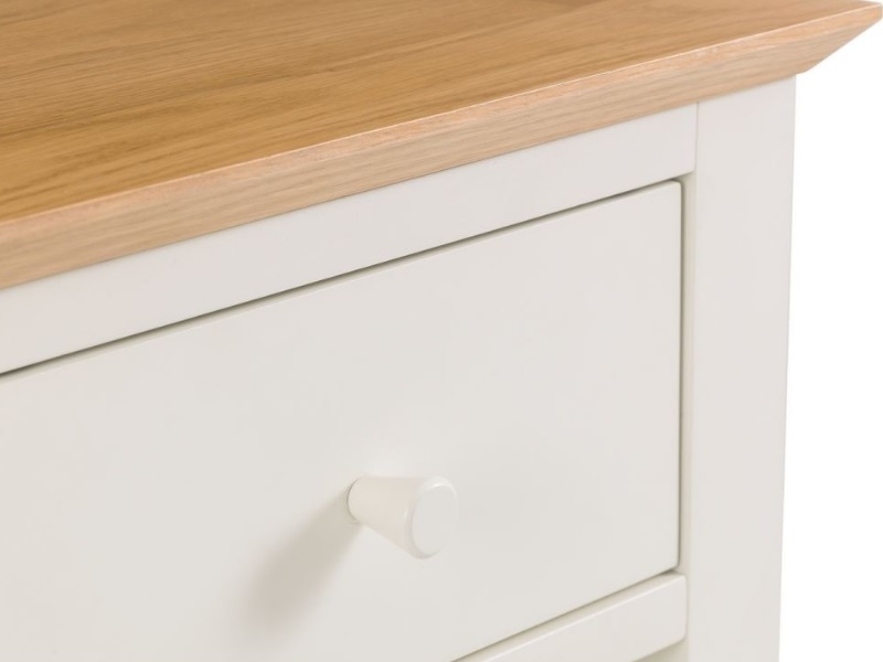Julian Bowen Salerno Shaker 1 Drawer Bedside Two Tone Bedside Chest - image 2