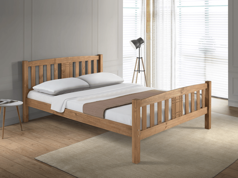 Limelight Sedna Pine Wooden Bed - image 1
