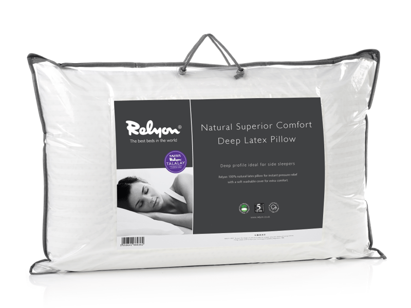 Relyon Natural Superior Comfort Deep Latex Pillow - image 1