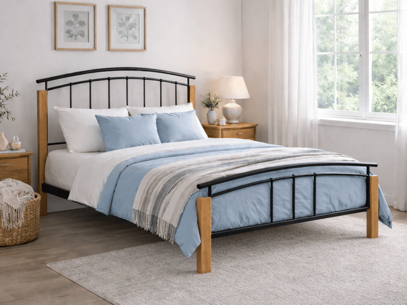 Time Living Tetras Metal Bed - image 1