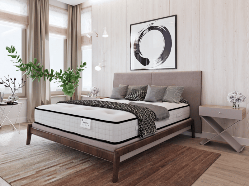 British Bed Company Contract The Hotel Five Pocket 2000 Natural Mattress - image 6