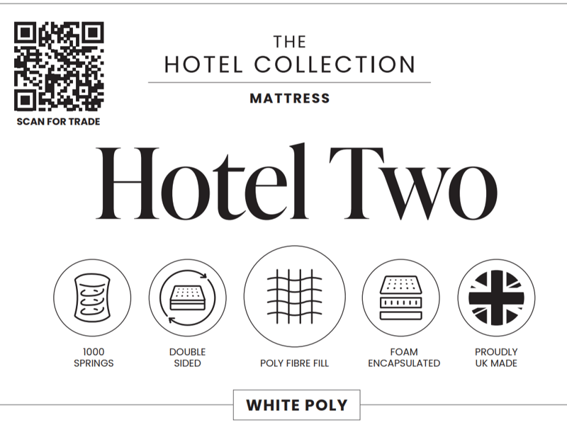 British Bed Company Contract The Hotel Two Pocket 1000 Mattress - image 7
