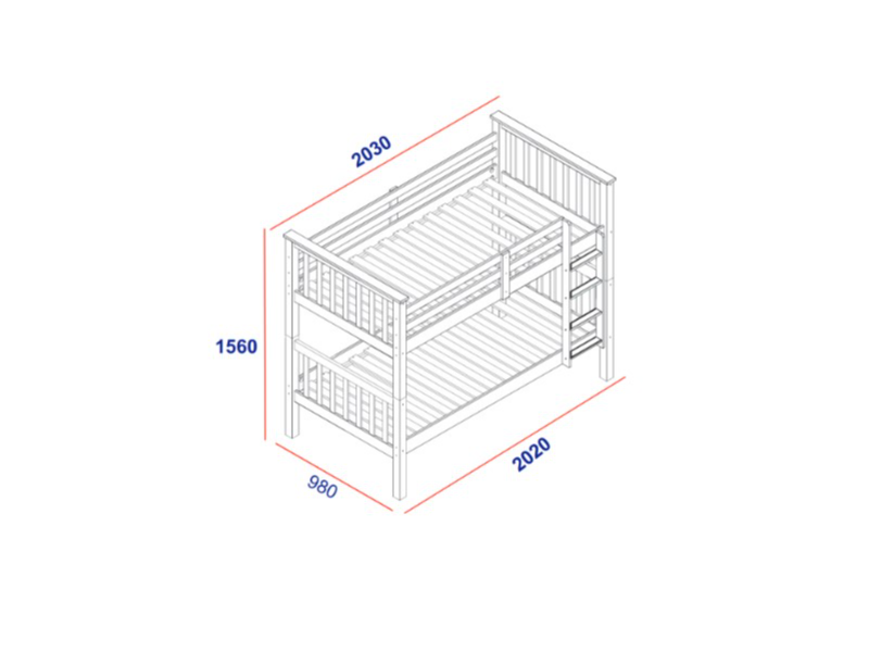 Snuggle Beds Traditional Solid Wood Bunk Bed - image 9