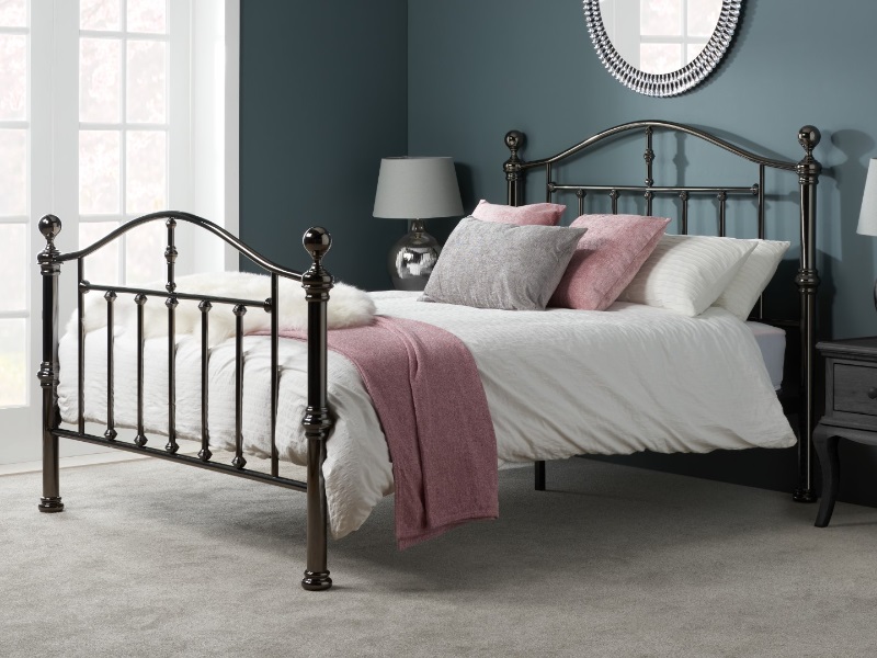 Birlea Victoria Black Metal Bed - image 1