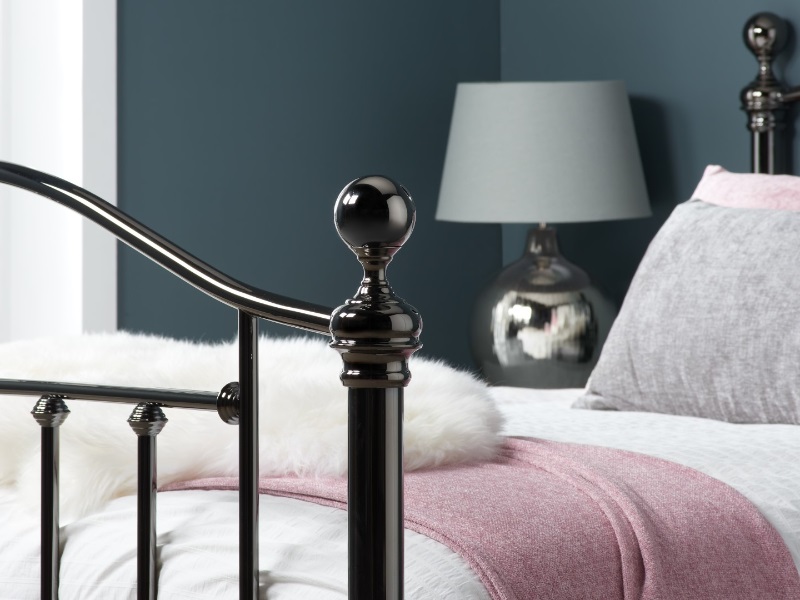 Birlea Victoria Black Metal Bed - image 4