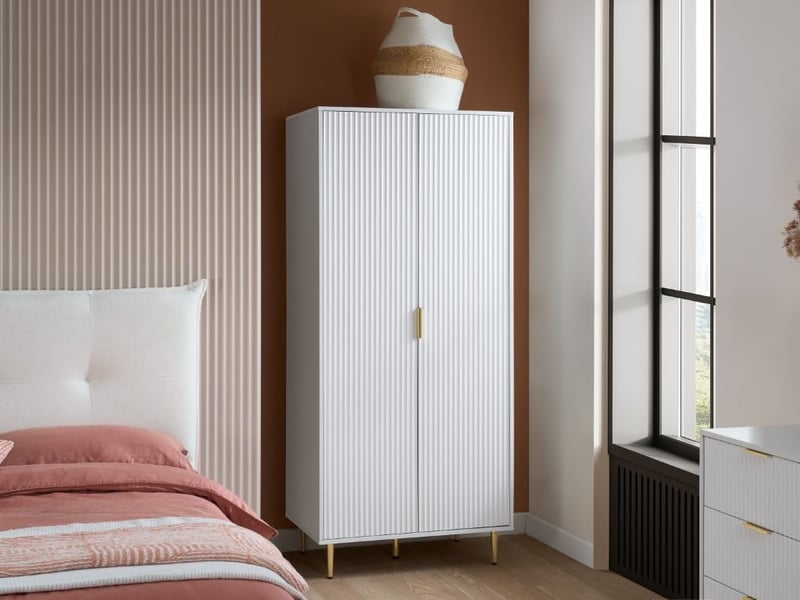 Birlea Zara 2 Door Fluted Wardrobe - image 1