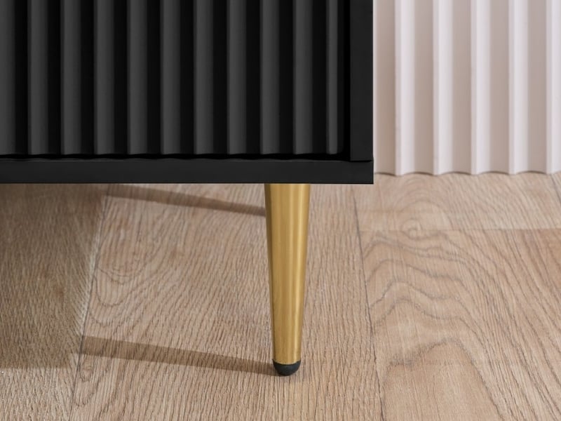 Birlea Zara 2 Drawer Fluted Bedside Bedside Chest - image 4