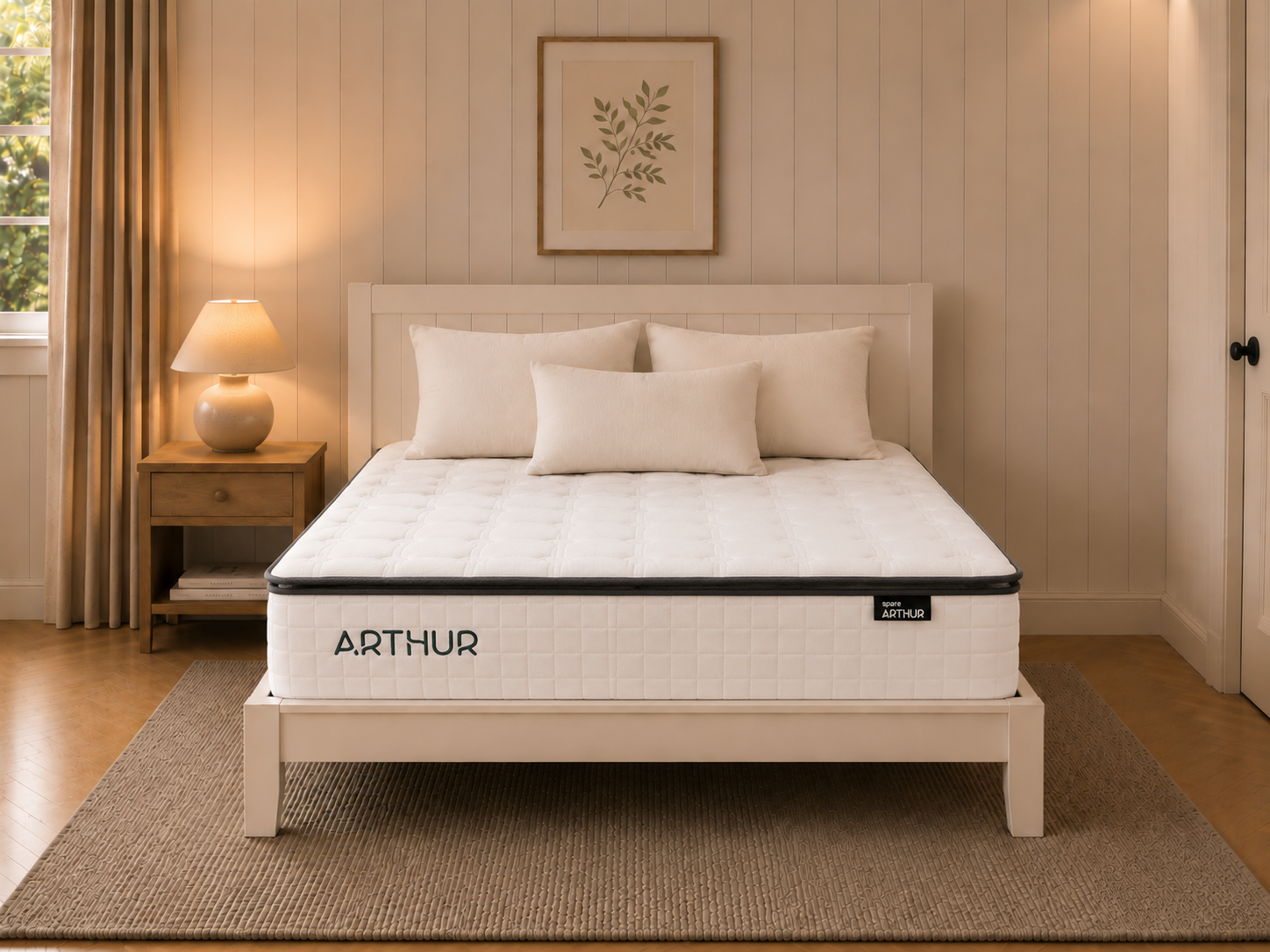 Spare Arthur 1500 Memory Hybrid Pillow Top