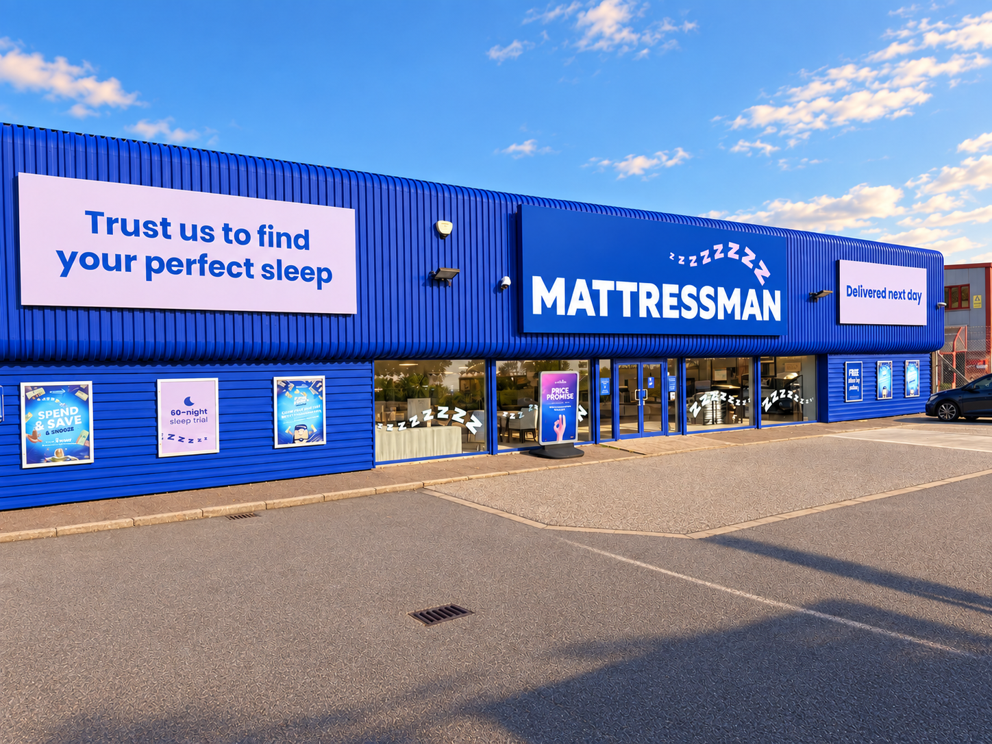 The Mattressman Norwich store front
