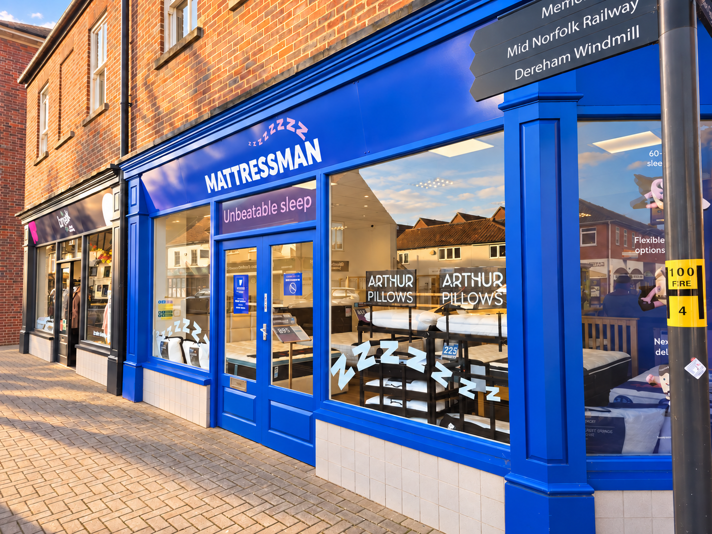 The Mattressman Dereham store front